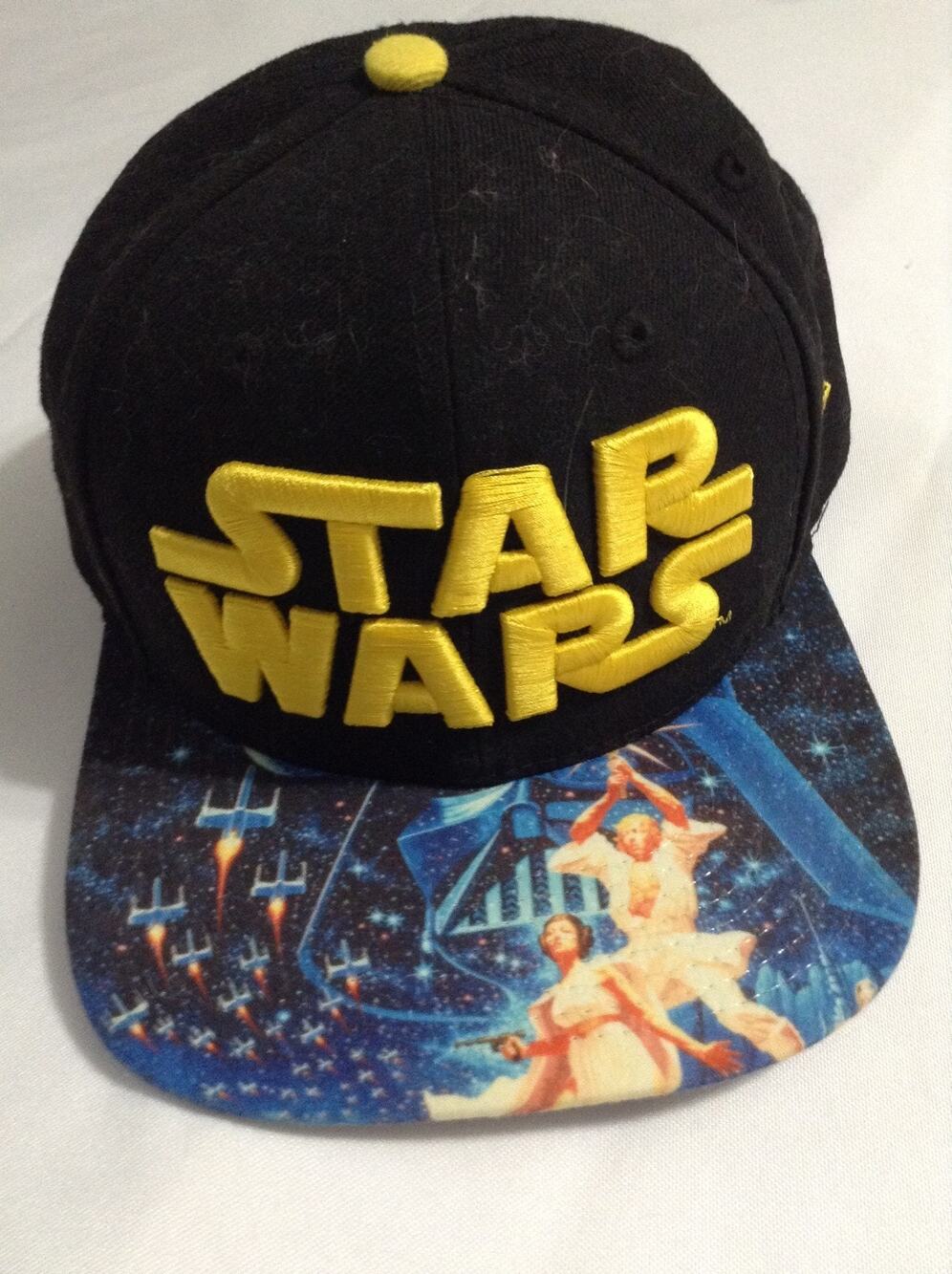Star Wars New Era 9FIFTY Snapback Hat A New Hope Poster Graphic Bill Cap OSFM